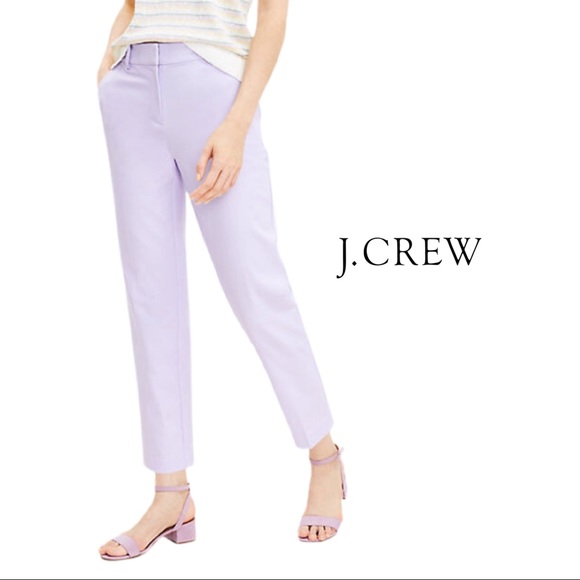 J. Crew Pants - NEW J Crew Lavender Point Cotton Dress Pants